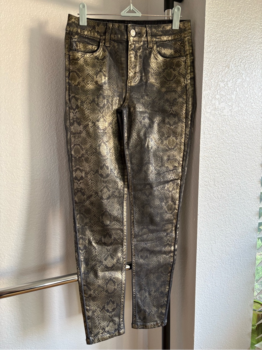Liu Jo Milano Snakeskin Print Pants, NWOT, SZ 26